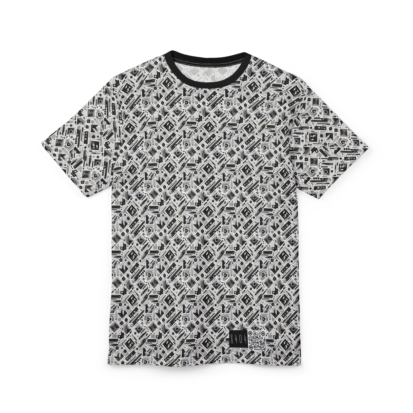Tech Minimalism Minimalist Tech Unisex Cut & Sew Tee - 8404 Design-72