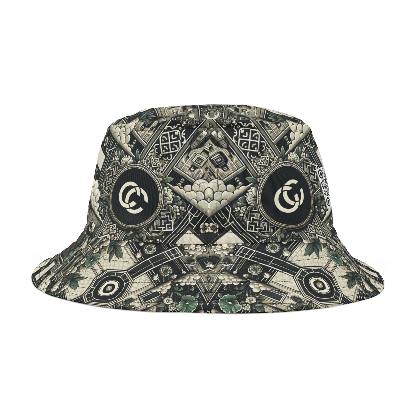 Cyber Garden Party Tech Garden Extravaganza Bucket Hat - 8404 Design-54