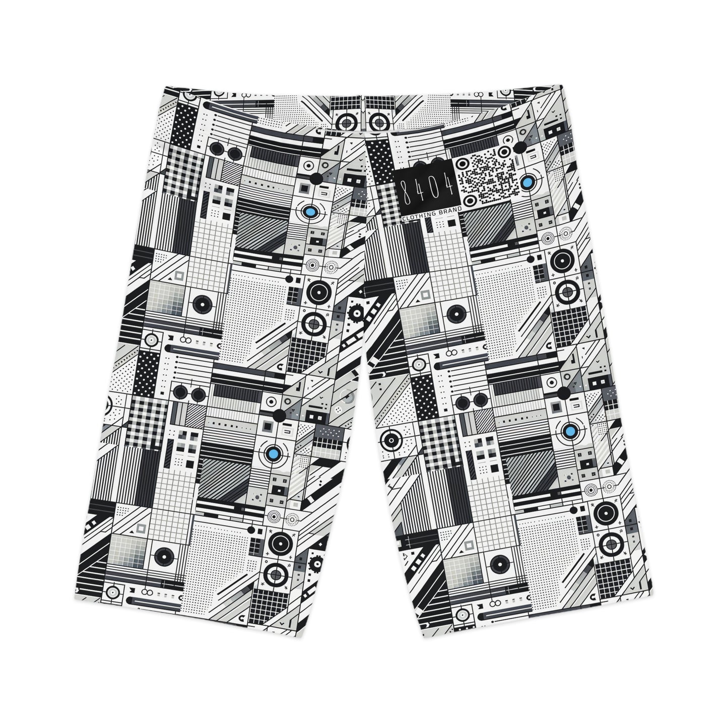 Digital Minimalism Minimalist Tech Women's Bike Shorts - 8404 Design-52