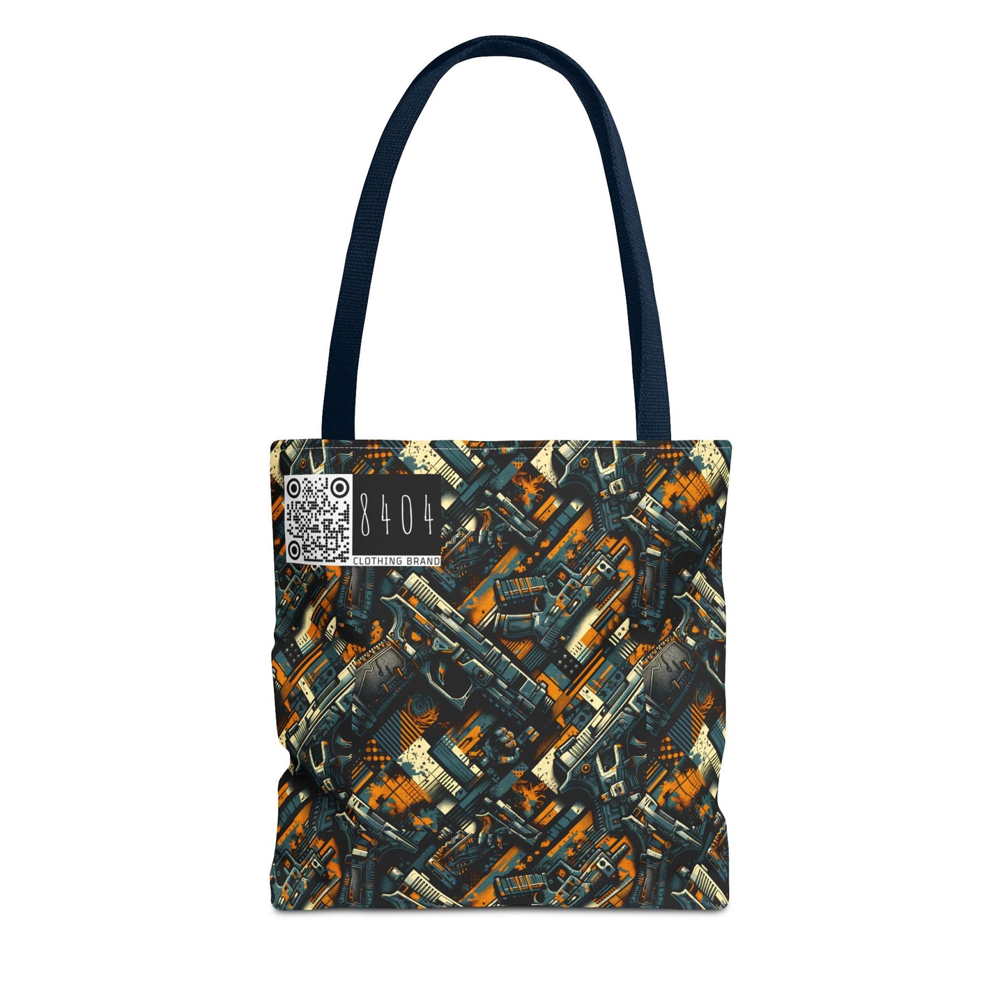 Digital Punk Futuristic Grunge Tote Bag - 8404 Design-47