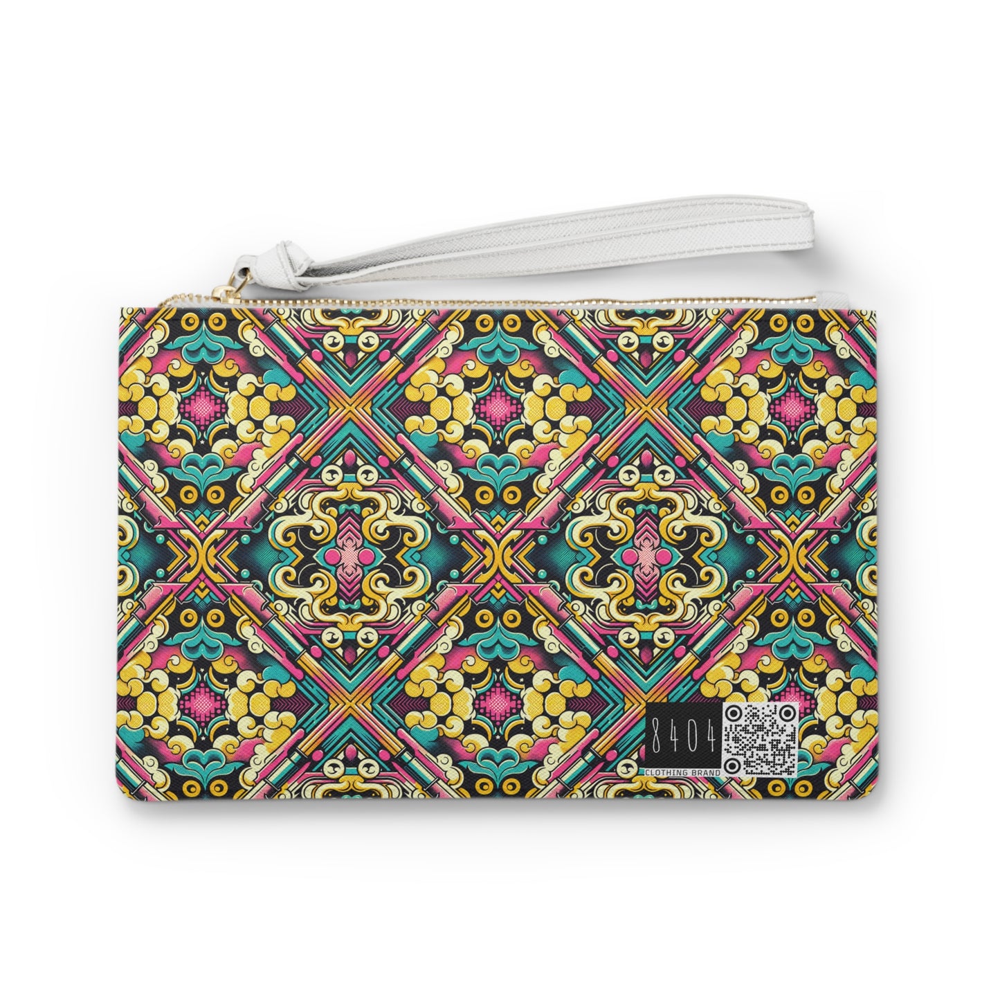Neon Pop Art Revival Pop Culture Retro Clutch Bag - 8404 Design-59