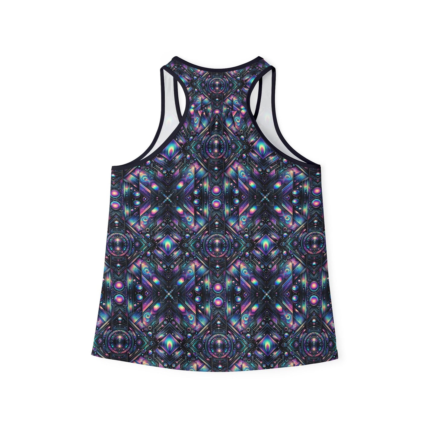 Galactic Hues Tech-Forward Cosmic Fusion Women's Tank Top - 8404 Design-58