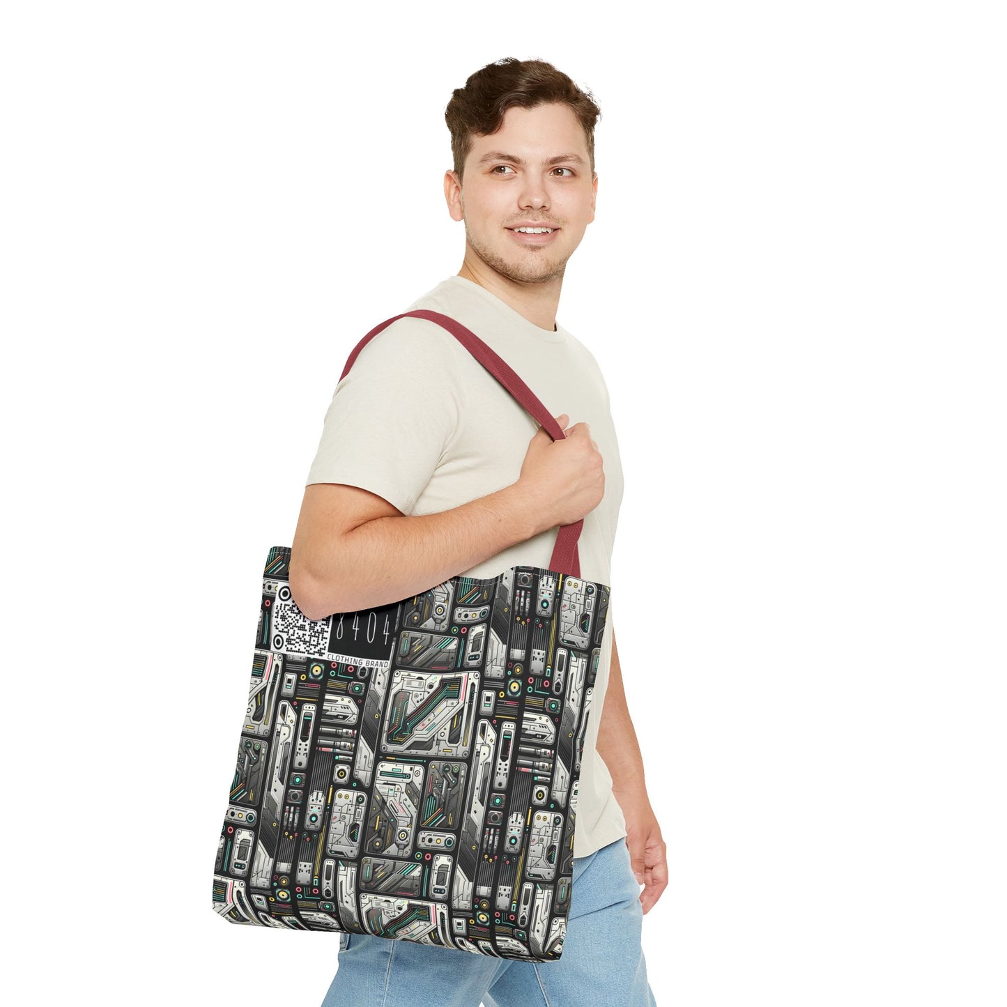 Tech Utility Gear Tech-Forward Minimalism Tote Bag - 8404 Design-45
