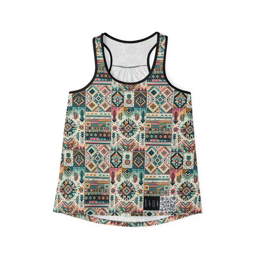 Digital Artisanal Fusion Digital Artisanal Women's Tank Top - 8404 Design-49
