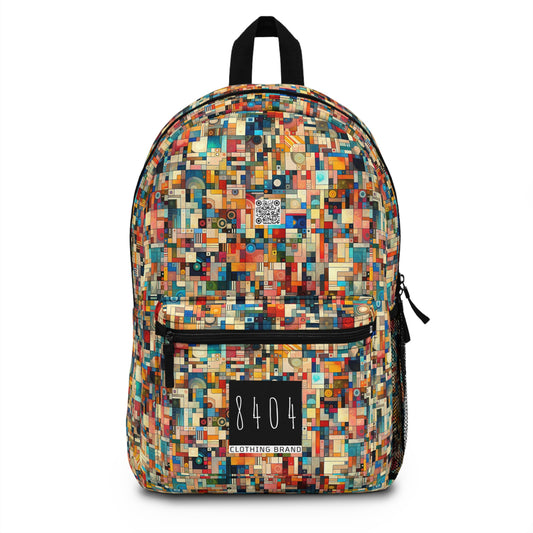 Digital Artistic Expression Artistic Streetwear Backpack - 8404 Design-46