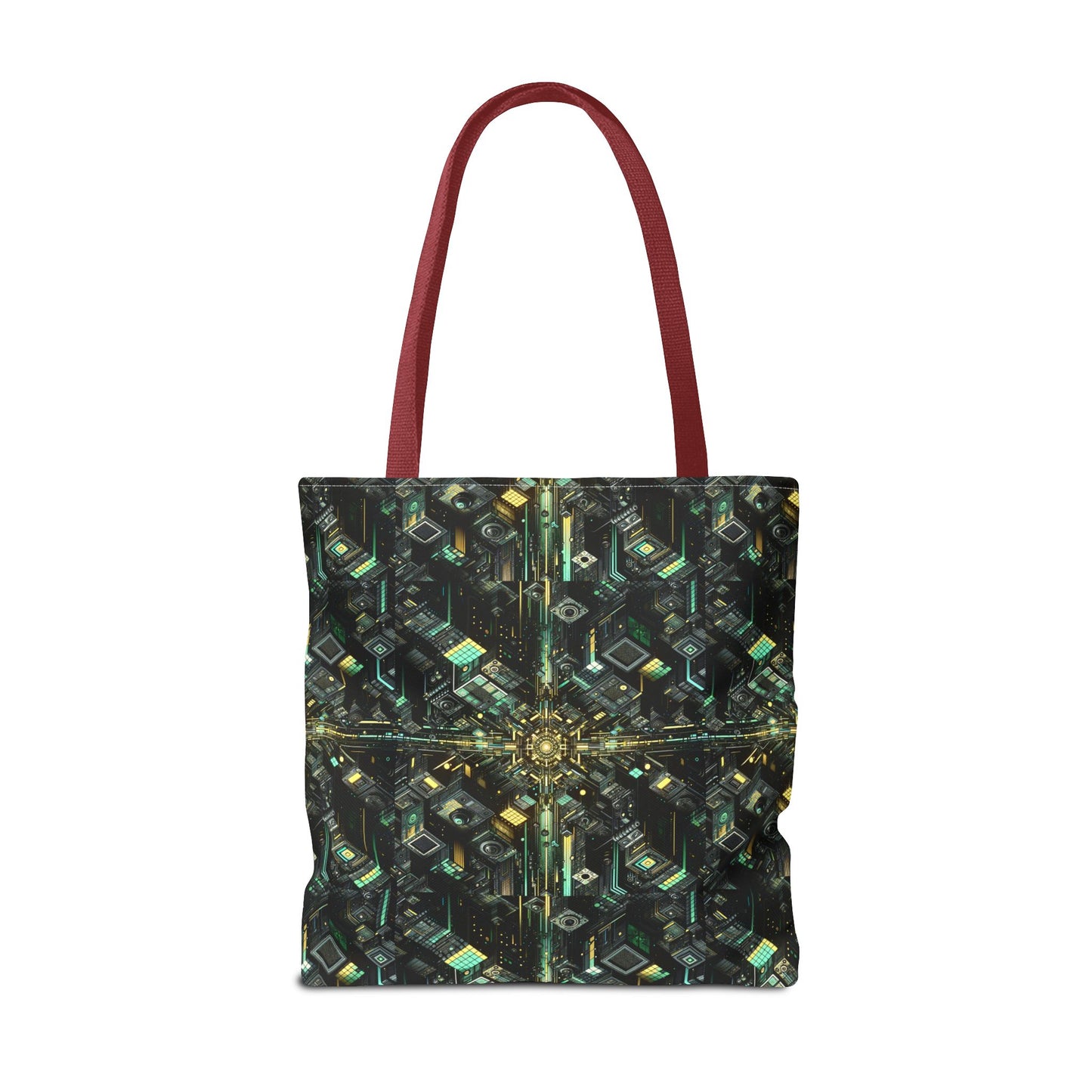 Tech Noir Graphics Tech-Inspired Streetwear Tote Bag - 8404 Design-66