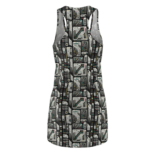 Tech Utility Gear Tech-Forward Minimalism Women's Cut & Sew Racerback Dress - 8404 Design-45
