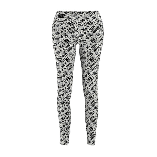 Tech Minimalism Minimalist Tech Women's Cut & Sew Casual Leggings - 8404 Design-72