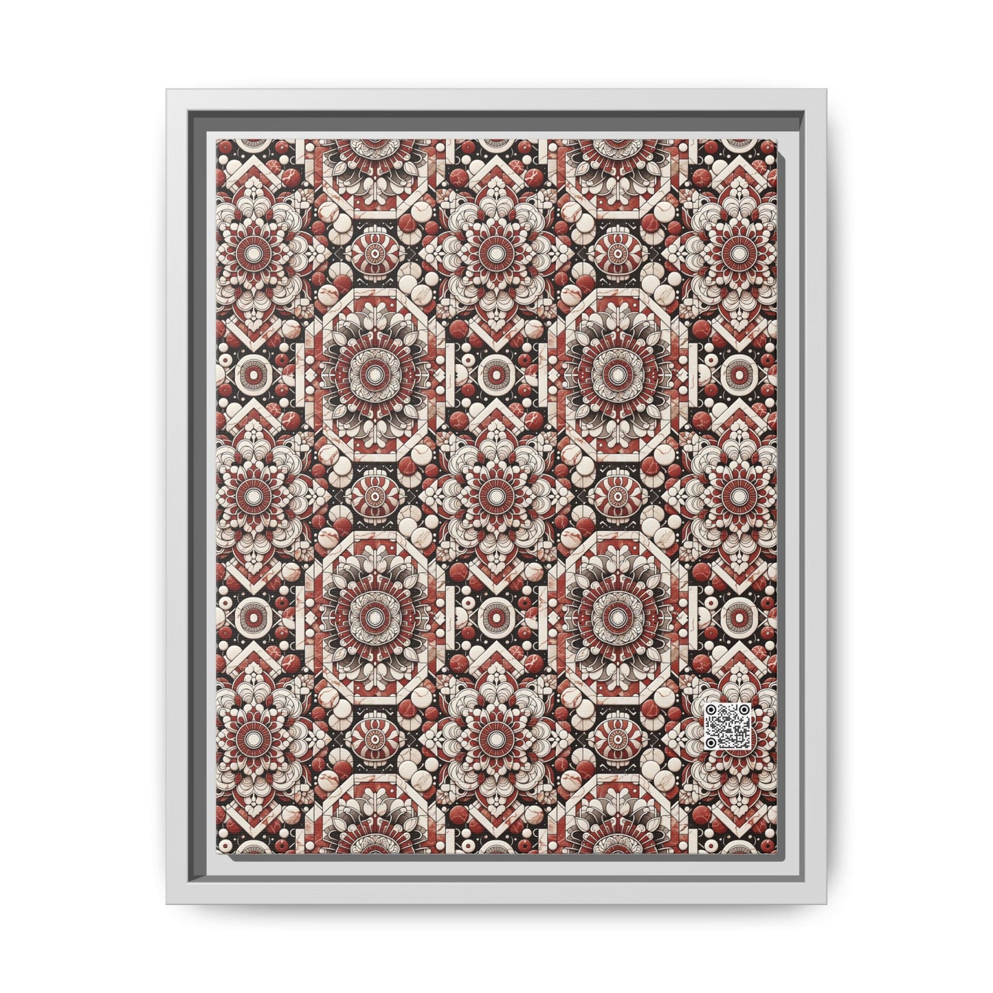 Neo Jomon Sculptural Aesthetics Artisanal Streetwear Matte Canvas, Framed (multi-Color) - 8404 Design-55 A