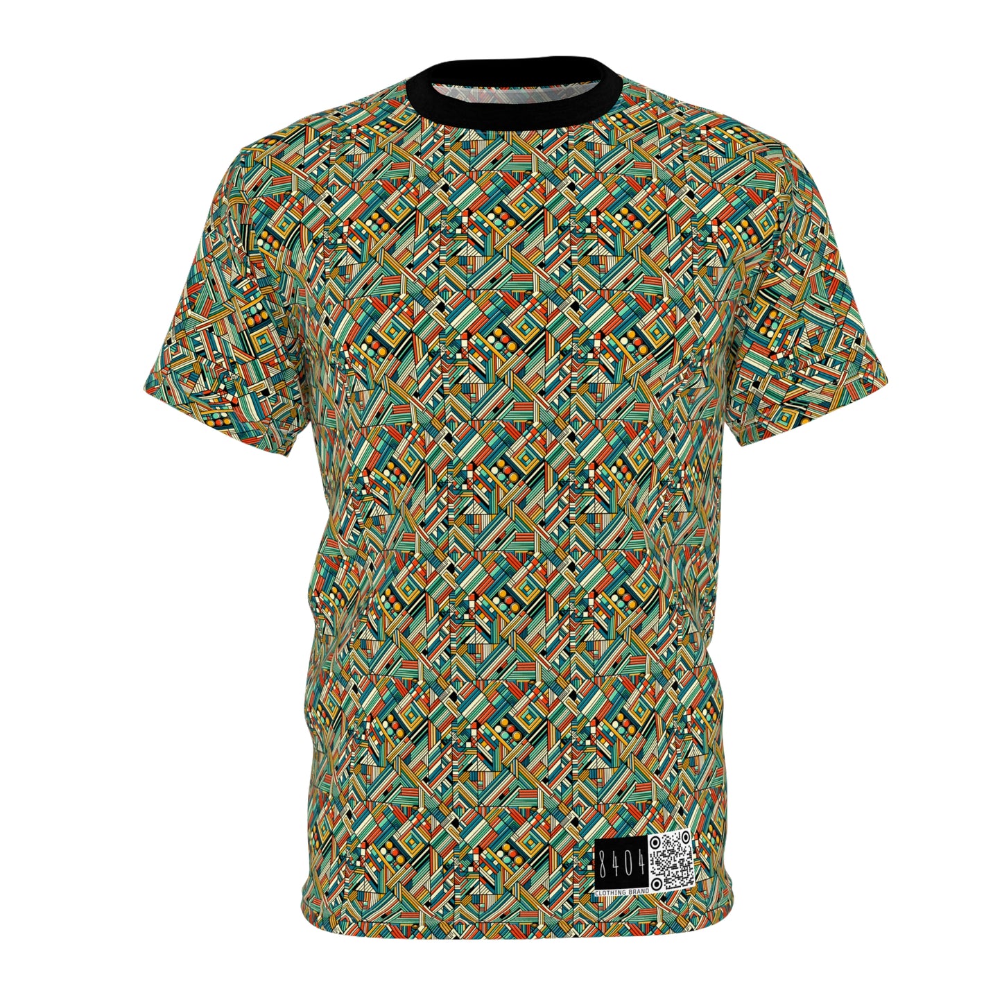 Abstract Graphic Art Modern Artistic Expression Unisex Cut & Sew Tee - 8404 Design-67
