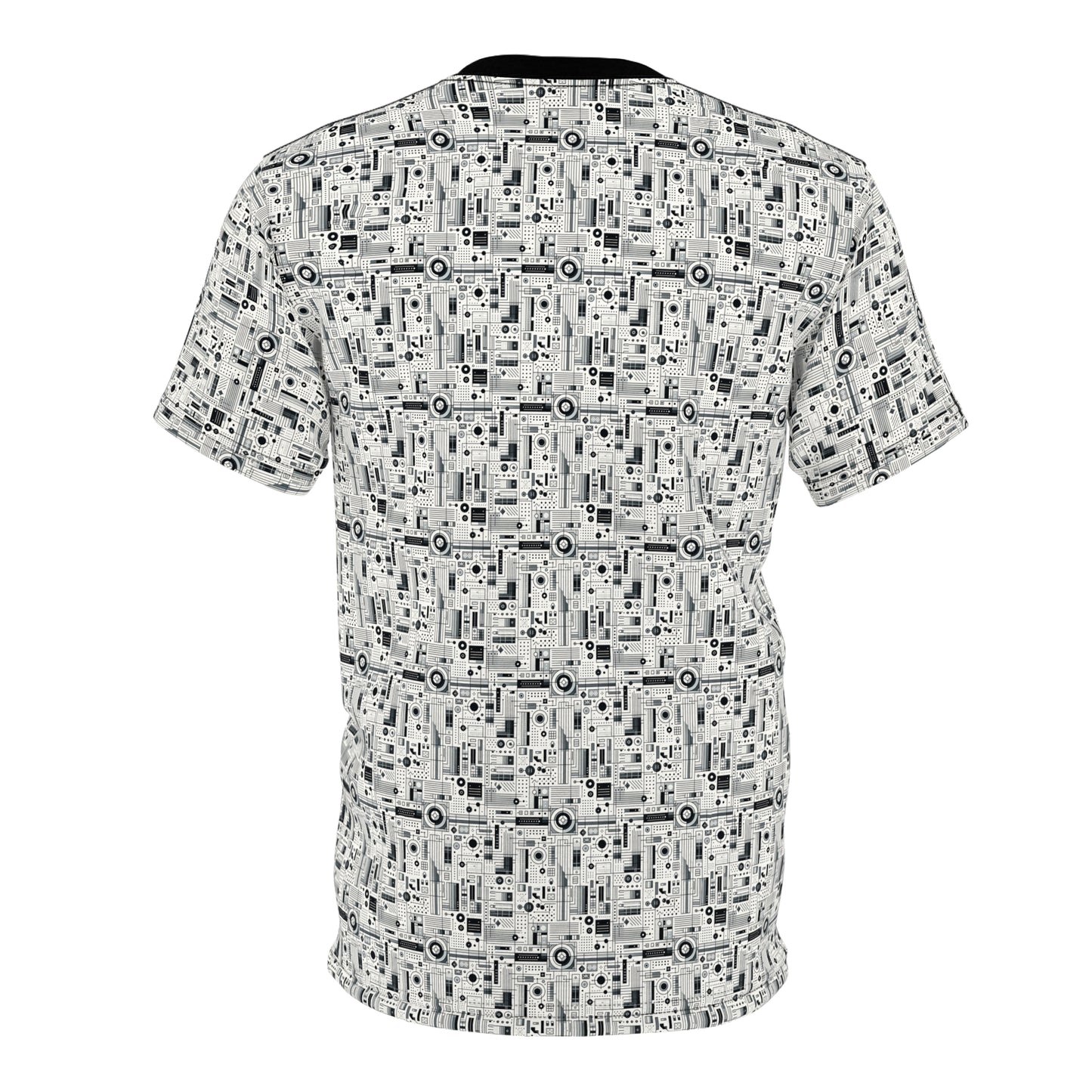Digital Minimalism Minimalist Tech Unisex Cut & Sew Tee - 8404 Design-53