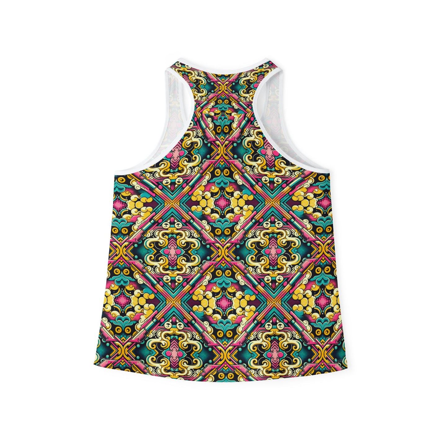 Neon Pop Art Revival Pop Culture Retro Women's Tank Top - 8404 Design-59