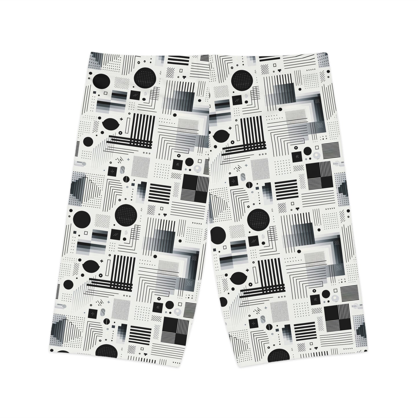 Digital Minimalism Minimalist Tech Women's Bike Shorts - 8404 Design-60