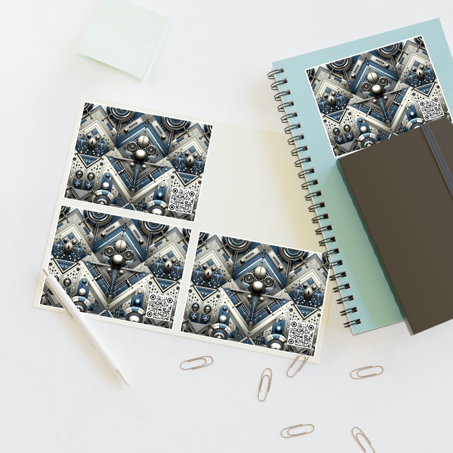 Tech Utility Fusion Tech-Forward Utility With a Futuristic Edge Sticker Sheets - 8404 Design-63