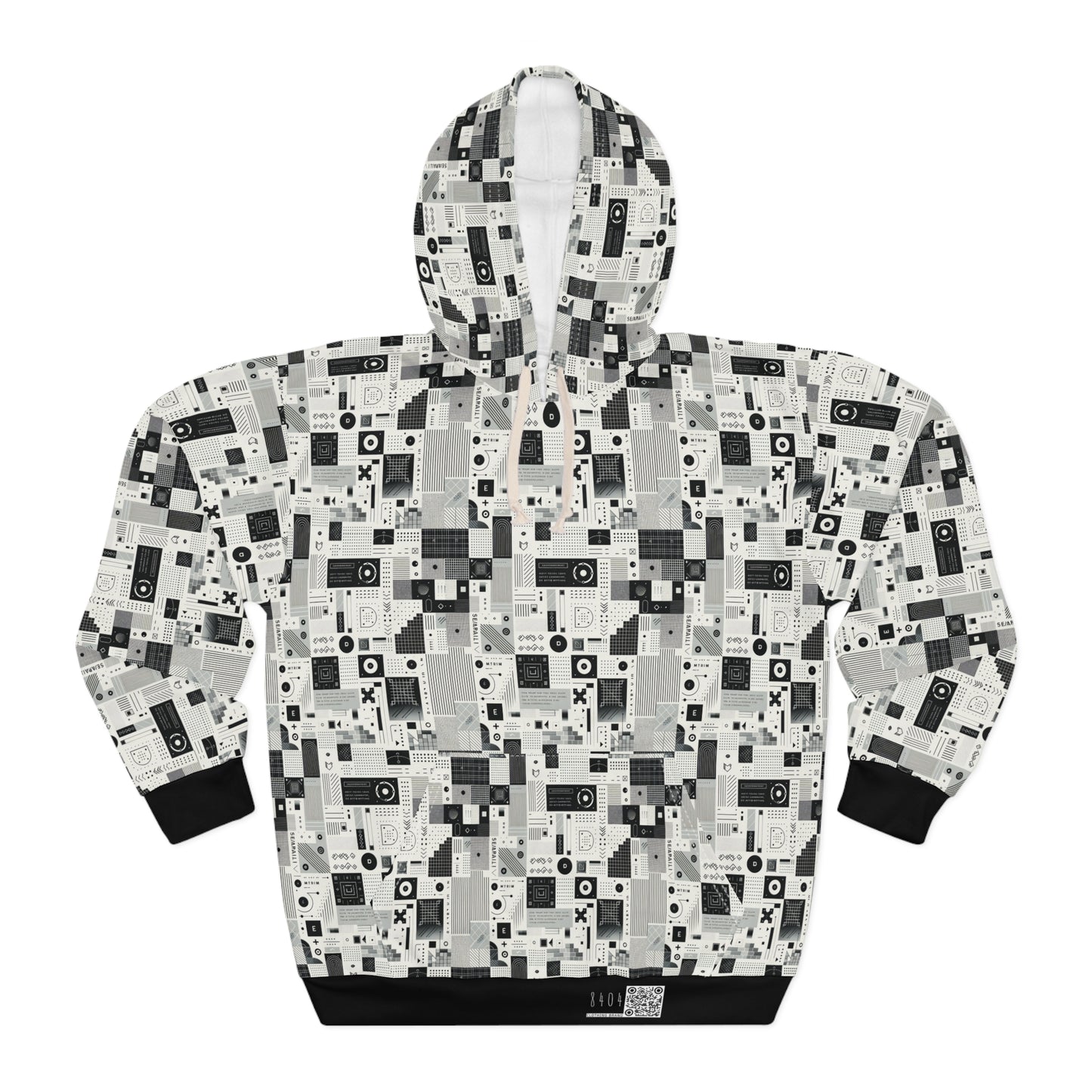 Digital Minimalism Minimalist Tech Pullover Hoodie - 8404 Design-50
