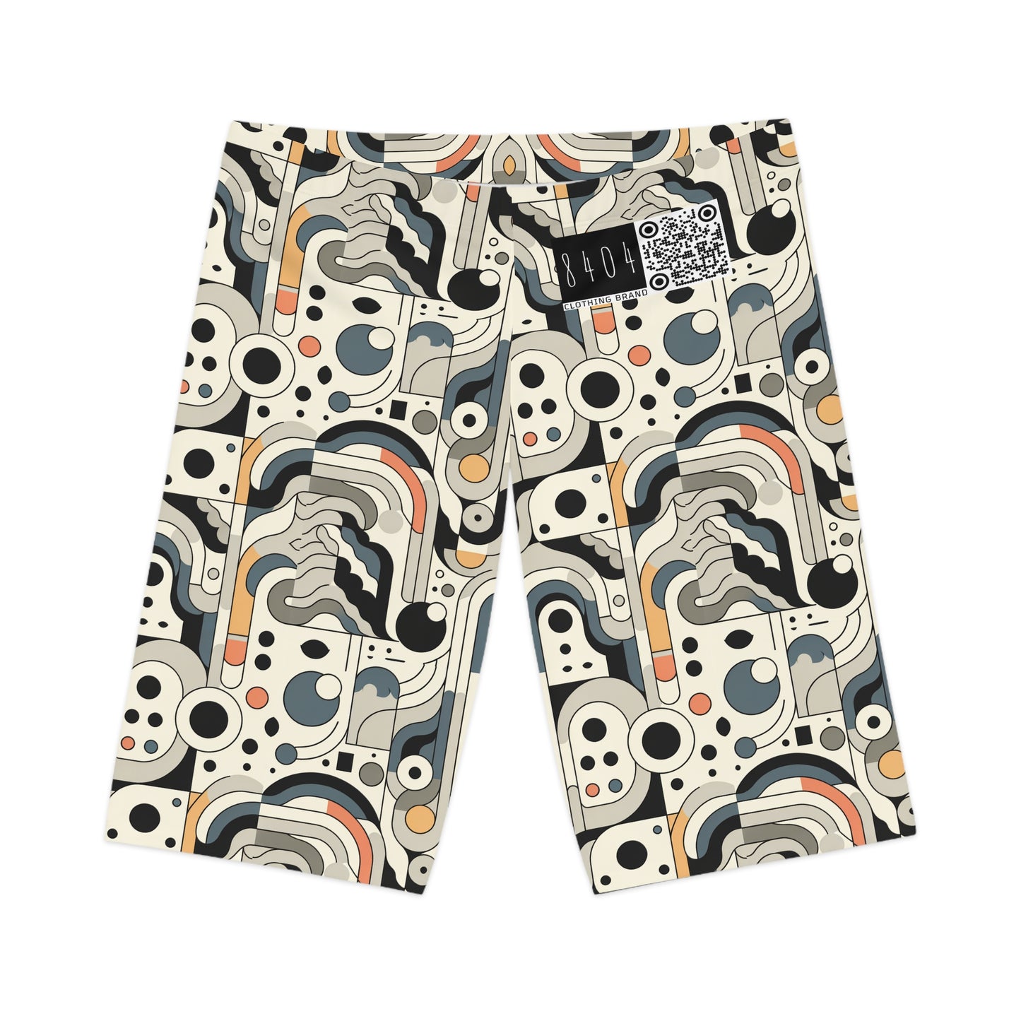 Modern Minimalism Minimalist Tech Women's Bike Shorts - 8404 Design-60