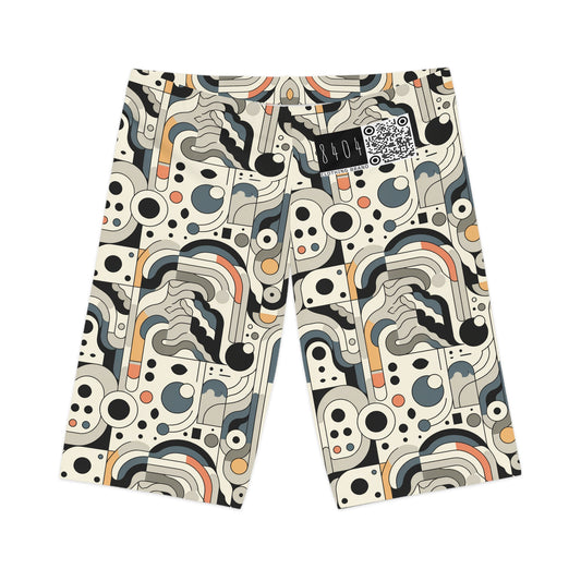 Modern Minimalism Minimalist Tech Women's Bike Shorts - 8404 Design-60