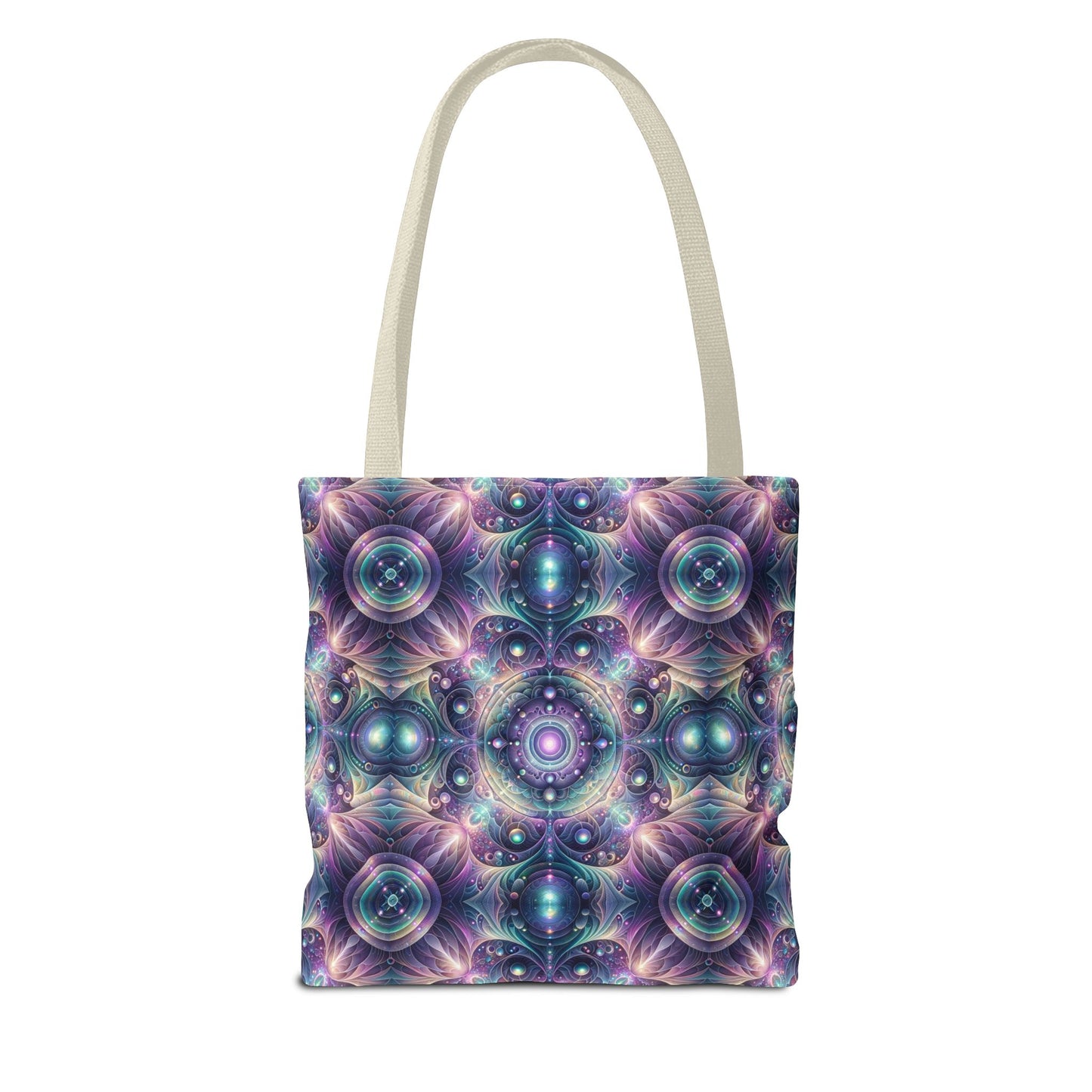Iridescent Tech Fusion Tech-Forward Streetwear Tote Bag - 8404 Design-61