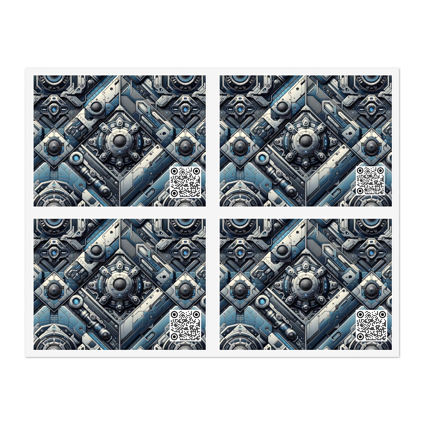 Tech Utility Fusion Tech-Forward Utility With a Futuristic Edge Sticker Sheets - 8404 Design-43
