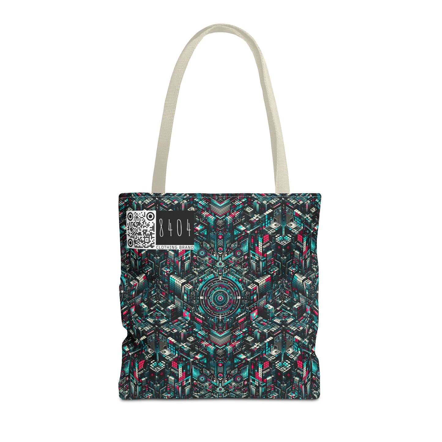 Digital Rebellion Tech-Inspired Streetwear Tote Bag - 8404 Design-54