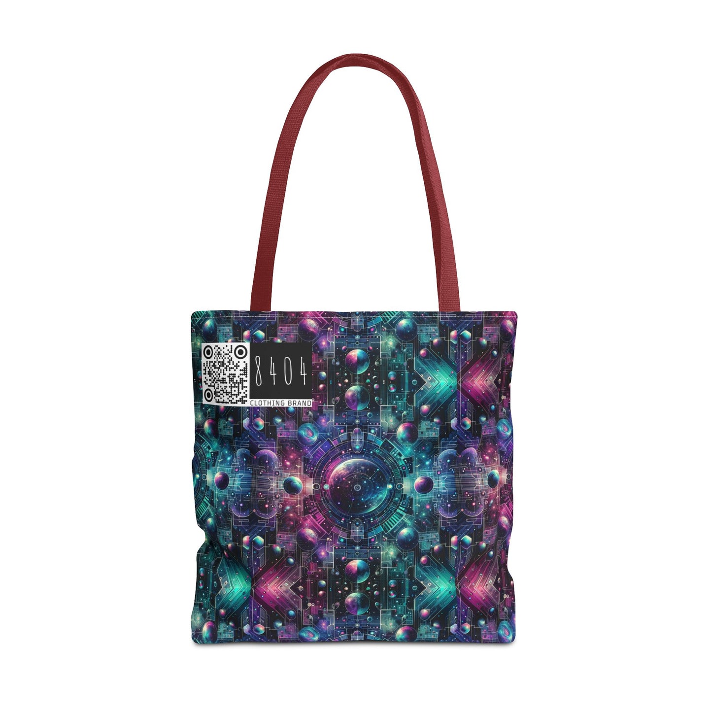 Galactic Hues Tech-Forward Cosmic Fusion Tote Bag - 8404 Design-59