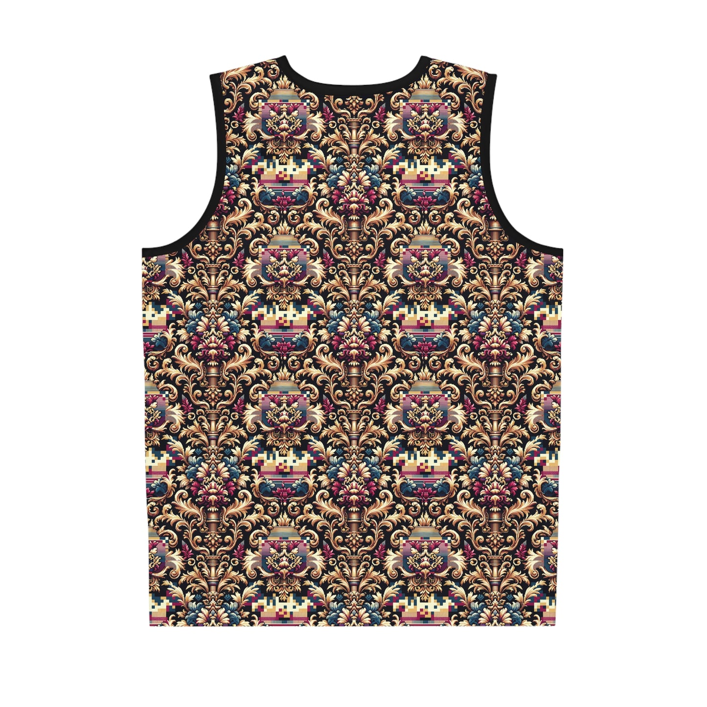 Digital Renaissance Modern Baroque Fusion Basketball Jersey - 8404 Design-53