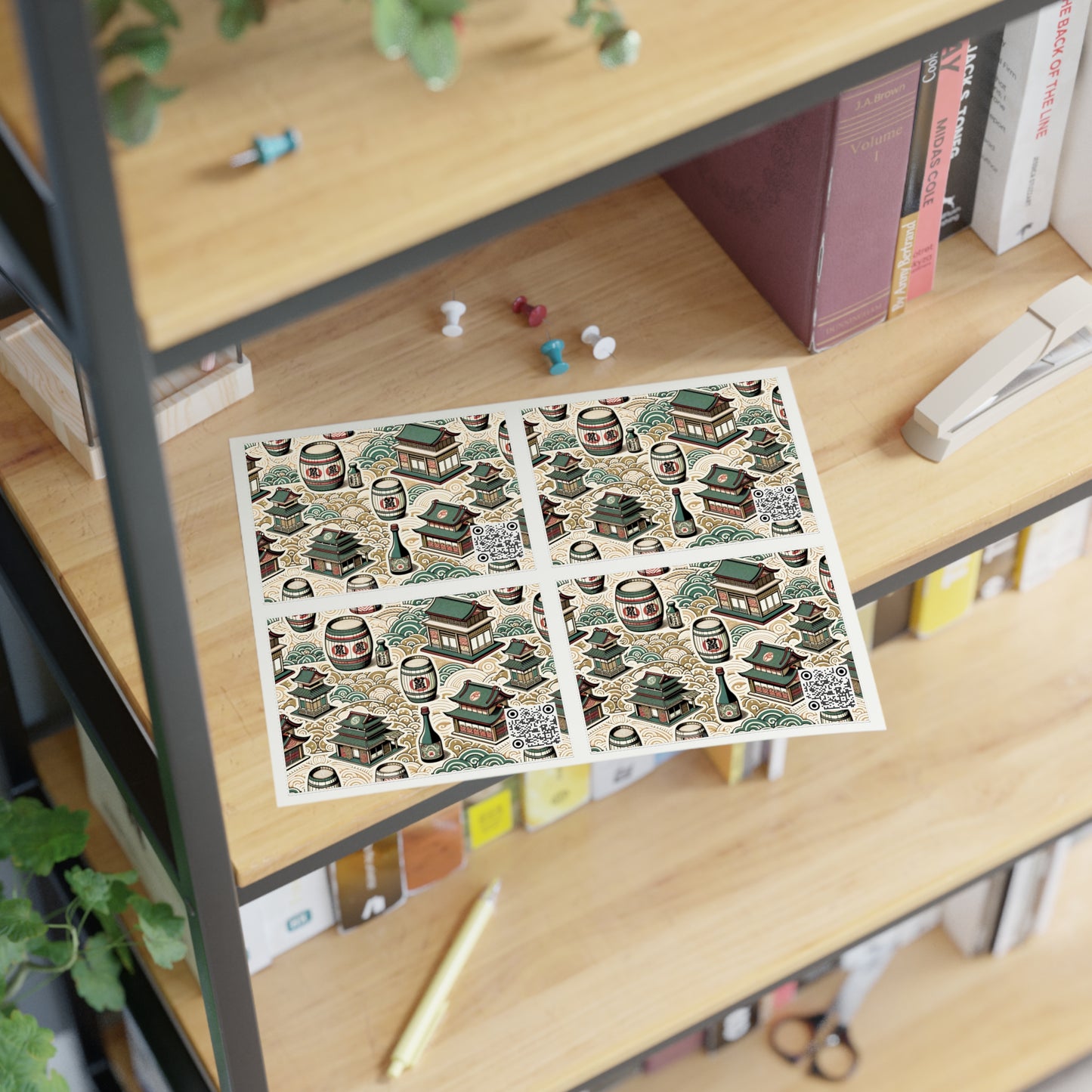 Cultural Artisanal Fusion Contemporary Cultural Elegance Sticker Sheets - 8404 Design-68