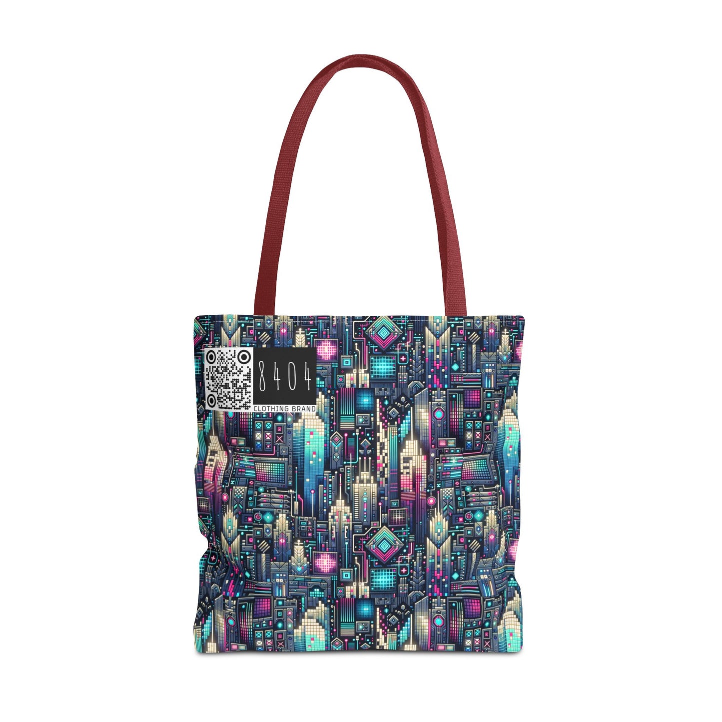 Digital Renaissance Tech-Forward Maximalism Tote Bag - 8404 Design-56
