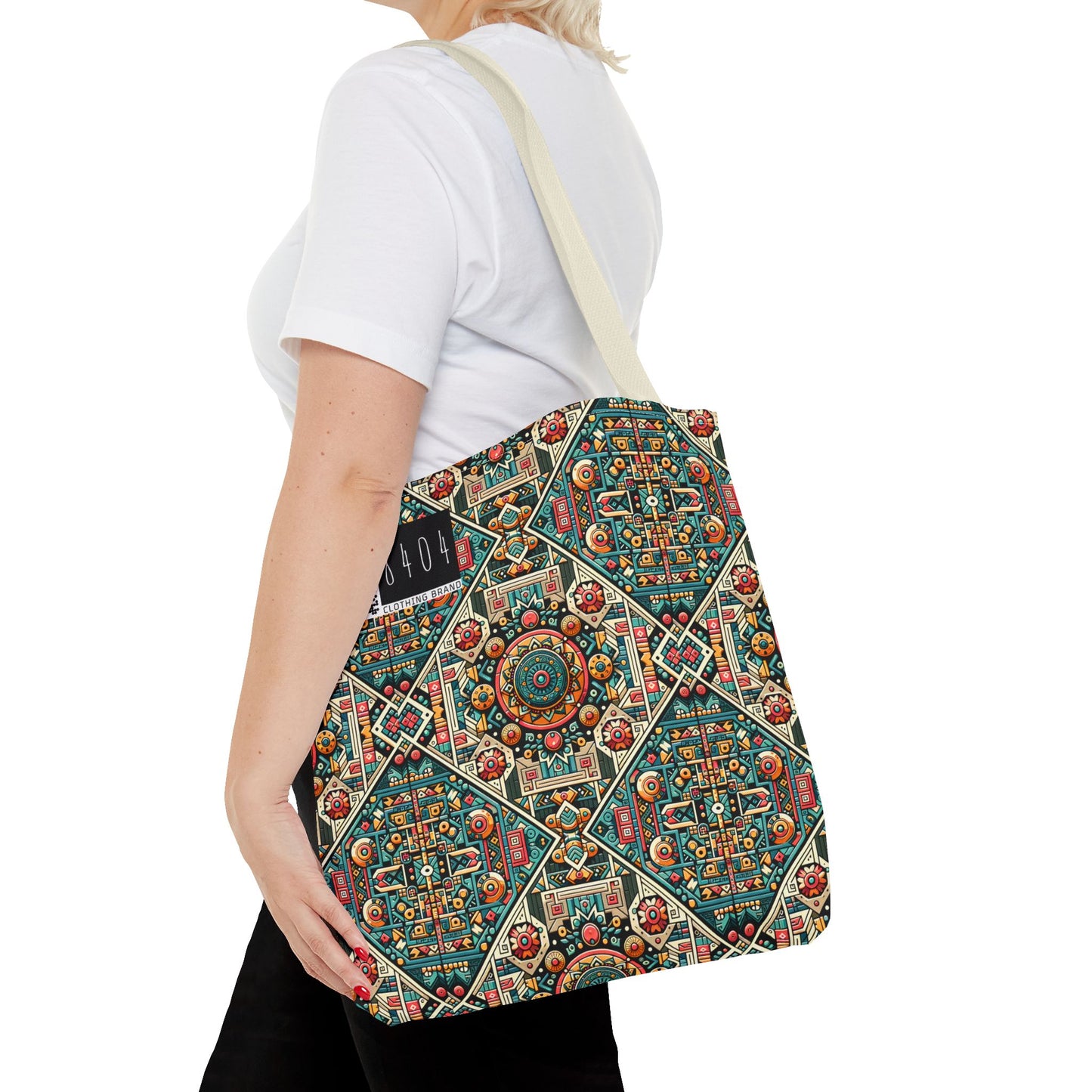 Cultural Fusion Tech Blend of Cultural Heritage With Tech-Inspired Elements Tote Bag - 8404 Design-74