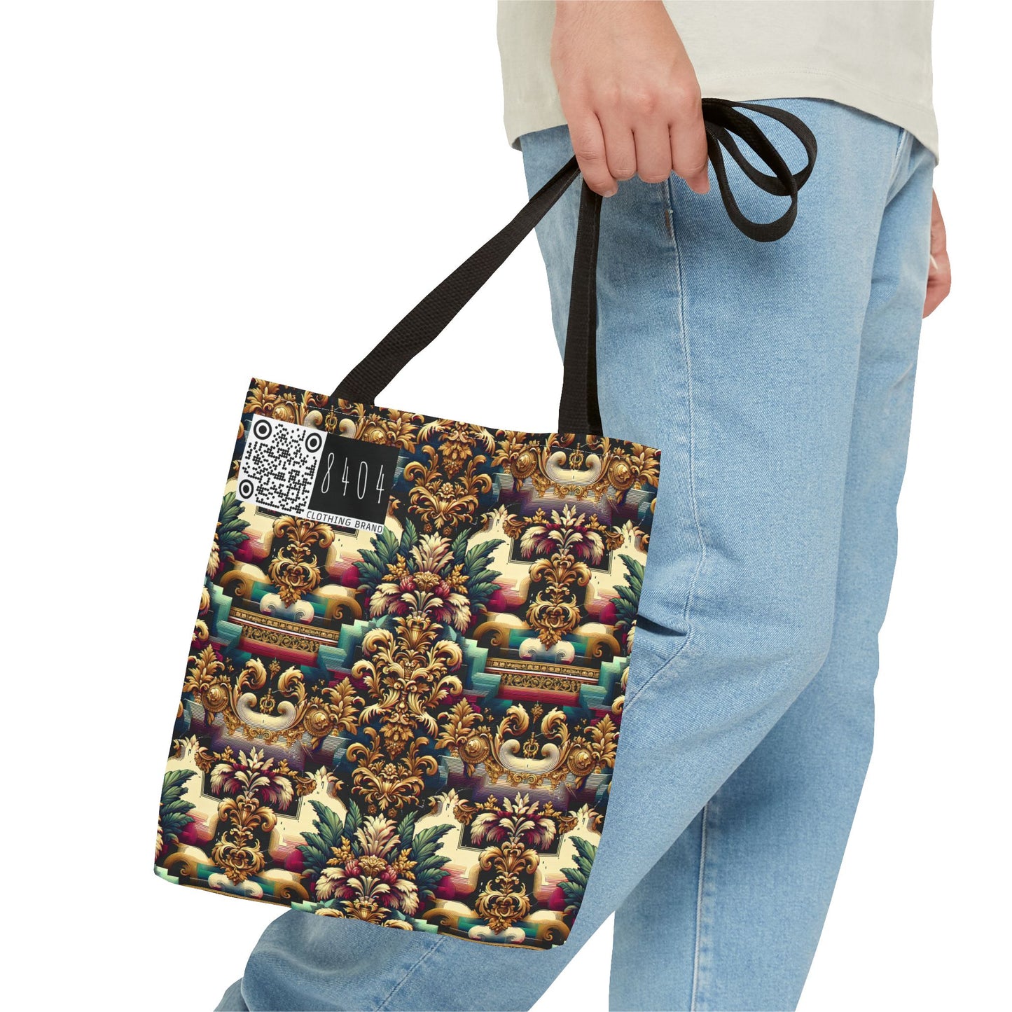 Digital Renaissance Modern Baroque Fusion Tote Bag - 8404 Design-60