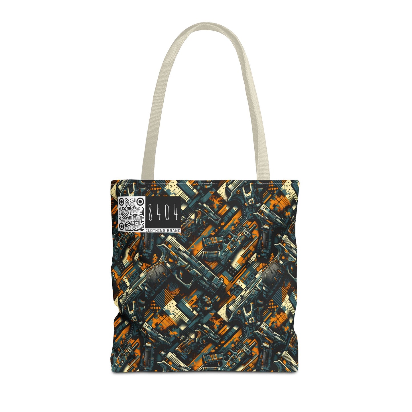 Digital Punk Futuristic Grunge Tote Bag - 8404 Design-47