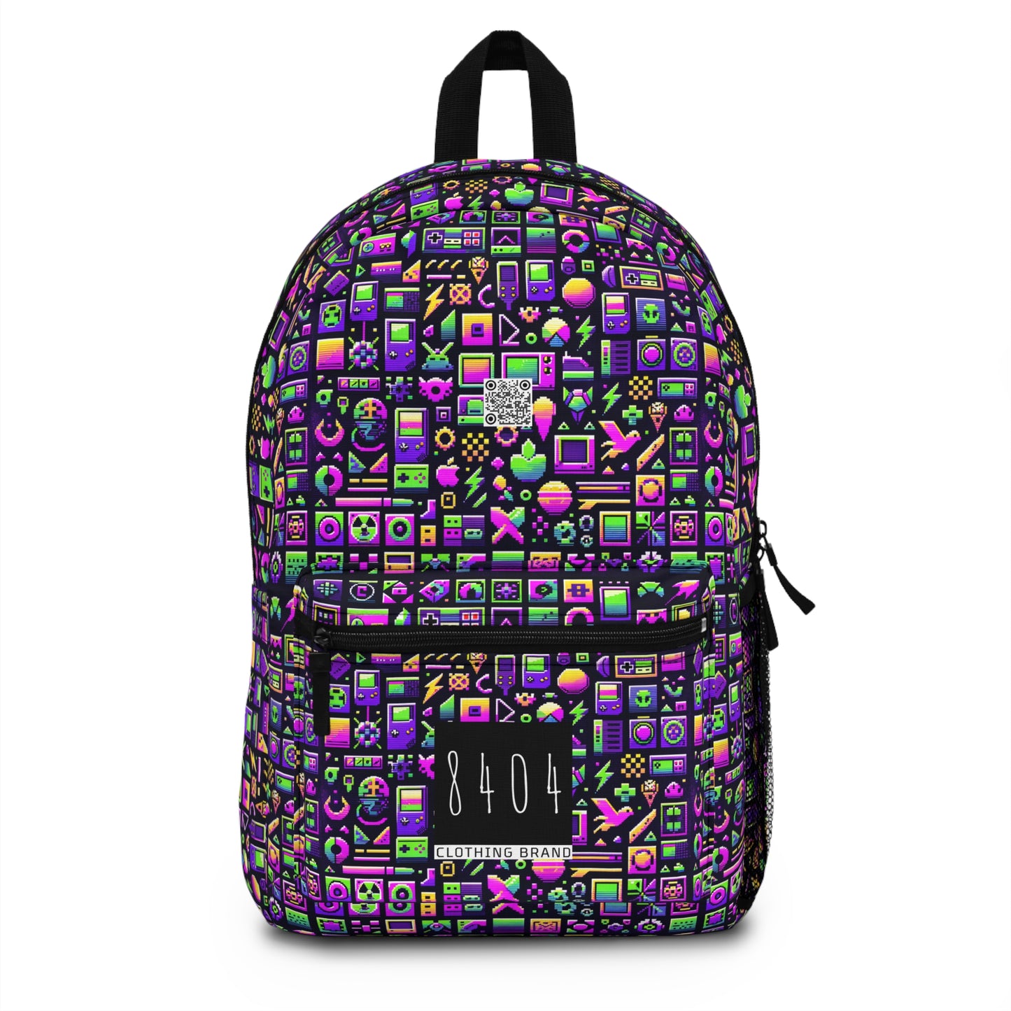 Digital Nostalgia Remix Modern Vintage Fusion Backpack - 8404 Design-49