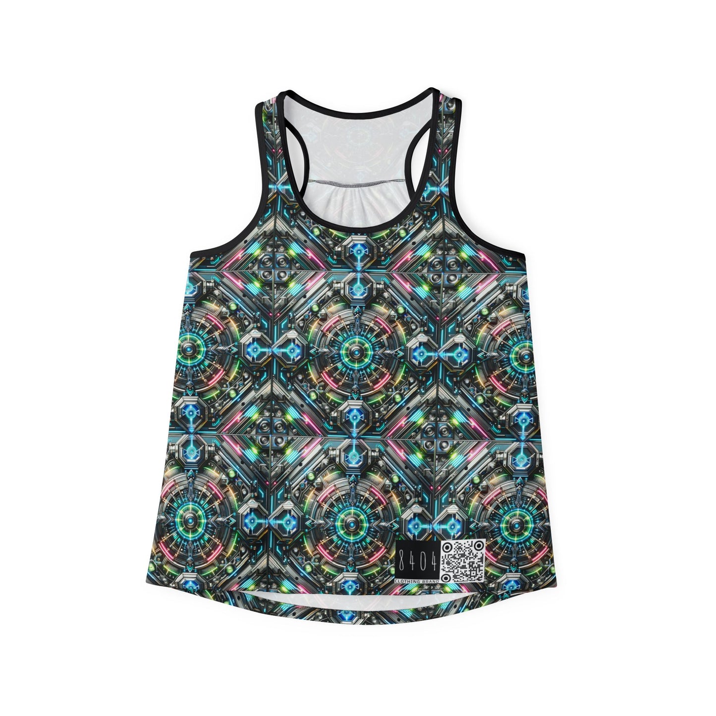 Tech-Infused Futurism Futuristic Tech Women's Tank Top - 8404 Design-53