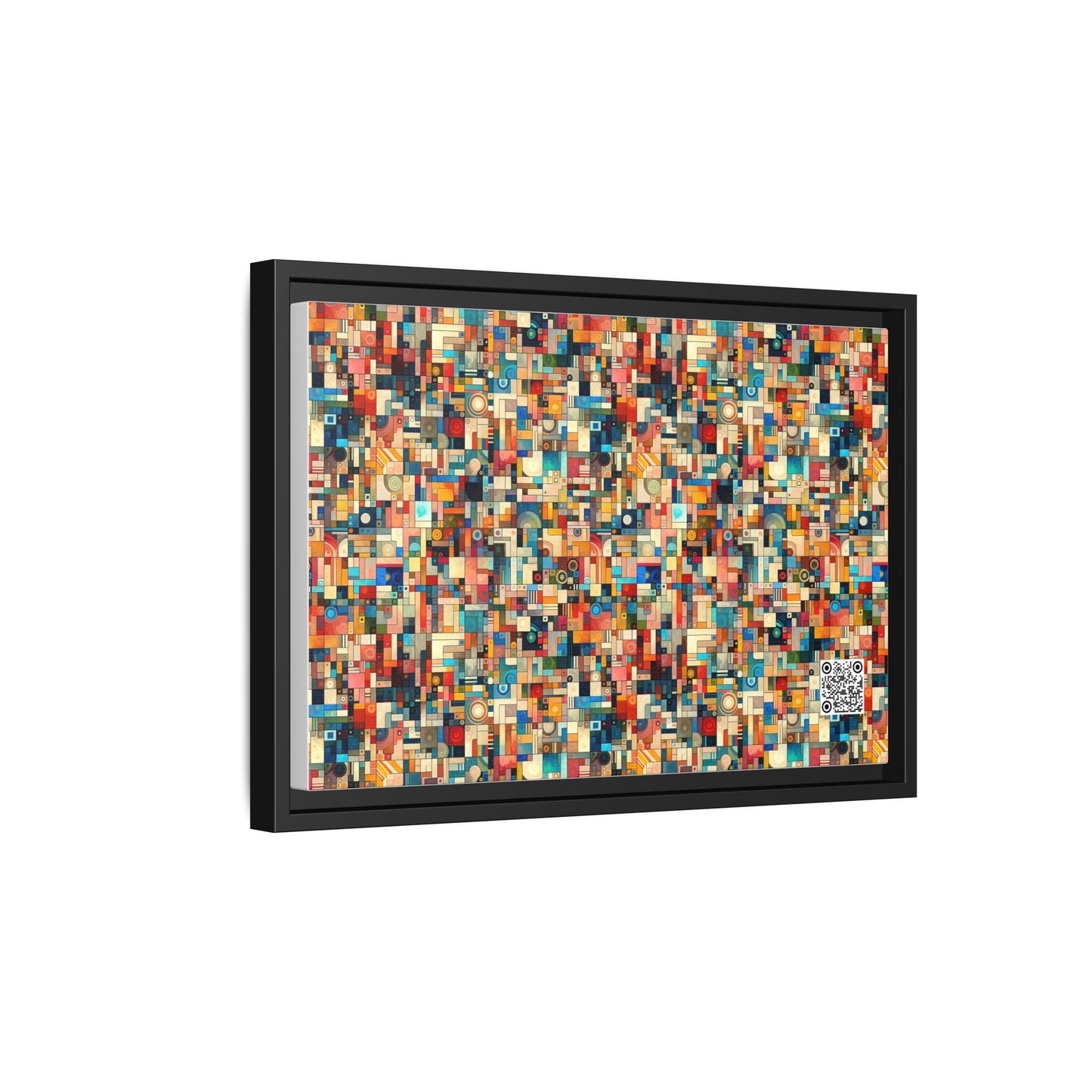 Digital Artistic Expression Artistic Streetwear Matte Canvas, Framed (multi-Color) - 8404 Design-46 B