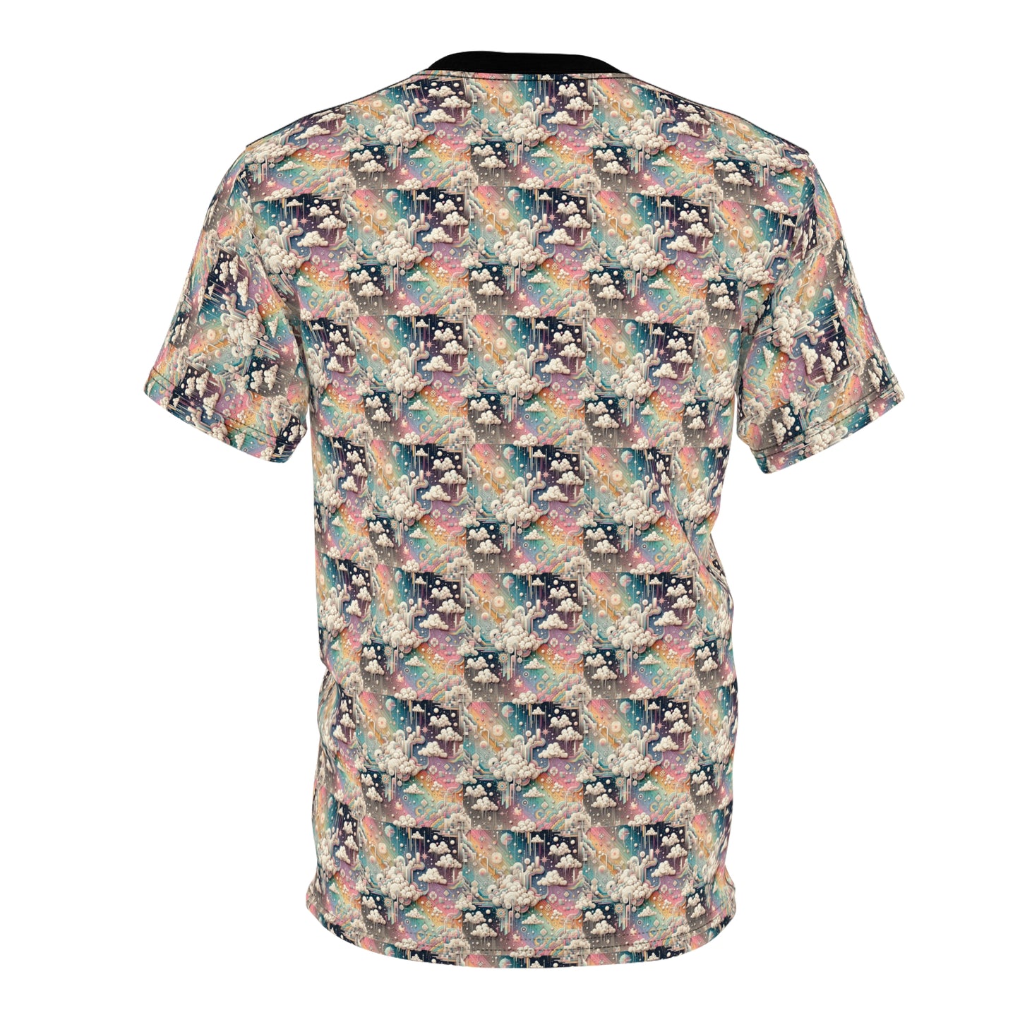 Digital Dreamland Whimsical and Nostalgic Streetwear With a Digital Twist Unisex Cut & Sew Tee - 8404 Design-52