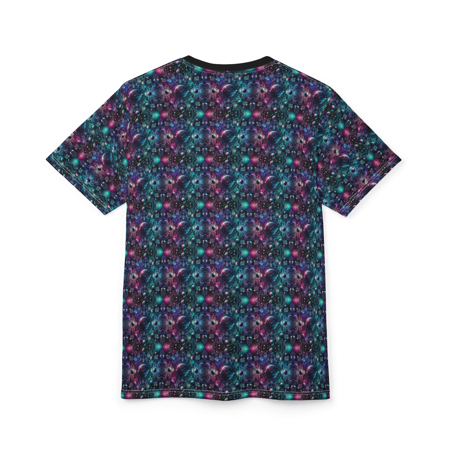 Galactic Hues Tech-forward cosmic fusion Unisex Cut & Sew Tee - 8404 Design-59