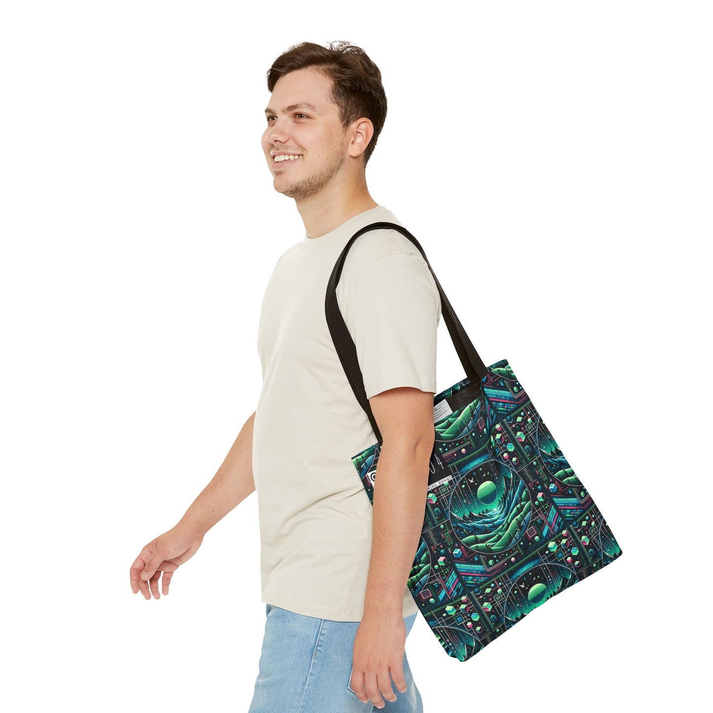 Digital Adventure Graphics Digital Explorer Tote Bag - 8404 Design-59