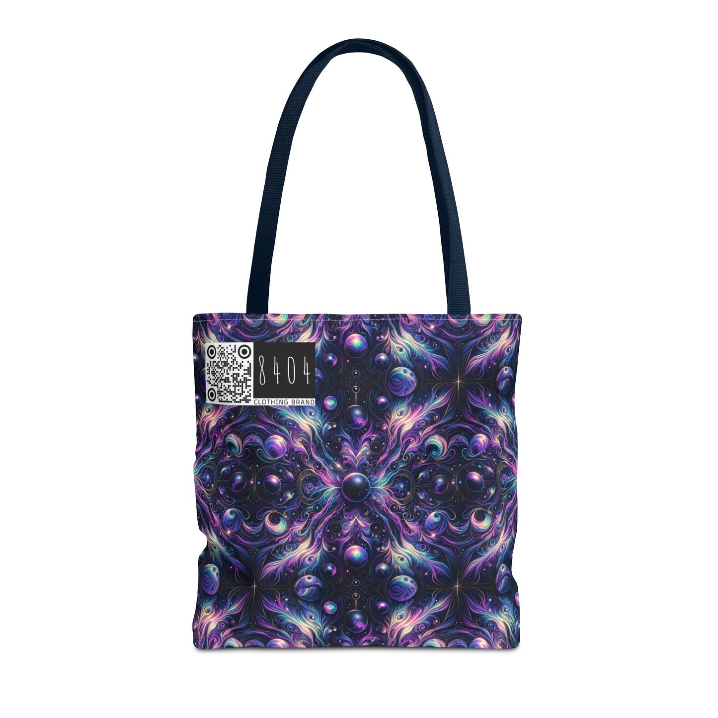 Galactic Hues Tech-Forward Cosmic Fusion Tote Bag - 8404 Design-41