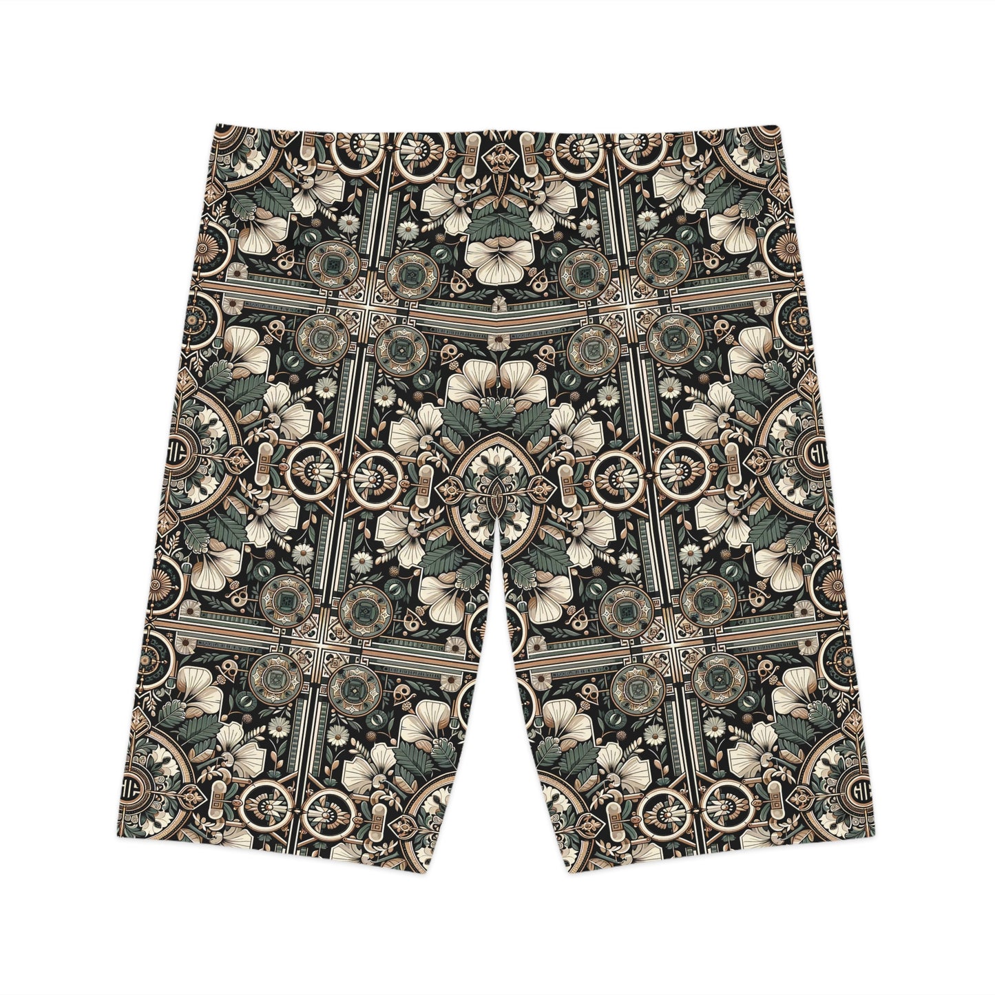 Cyber Garden Party Tech Garden Extravaganza Women's Bike Shorts - 8404 Design-66