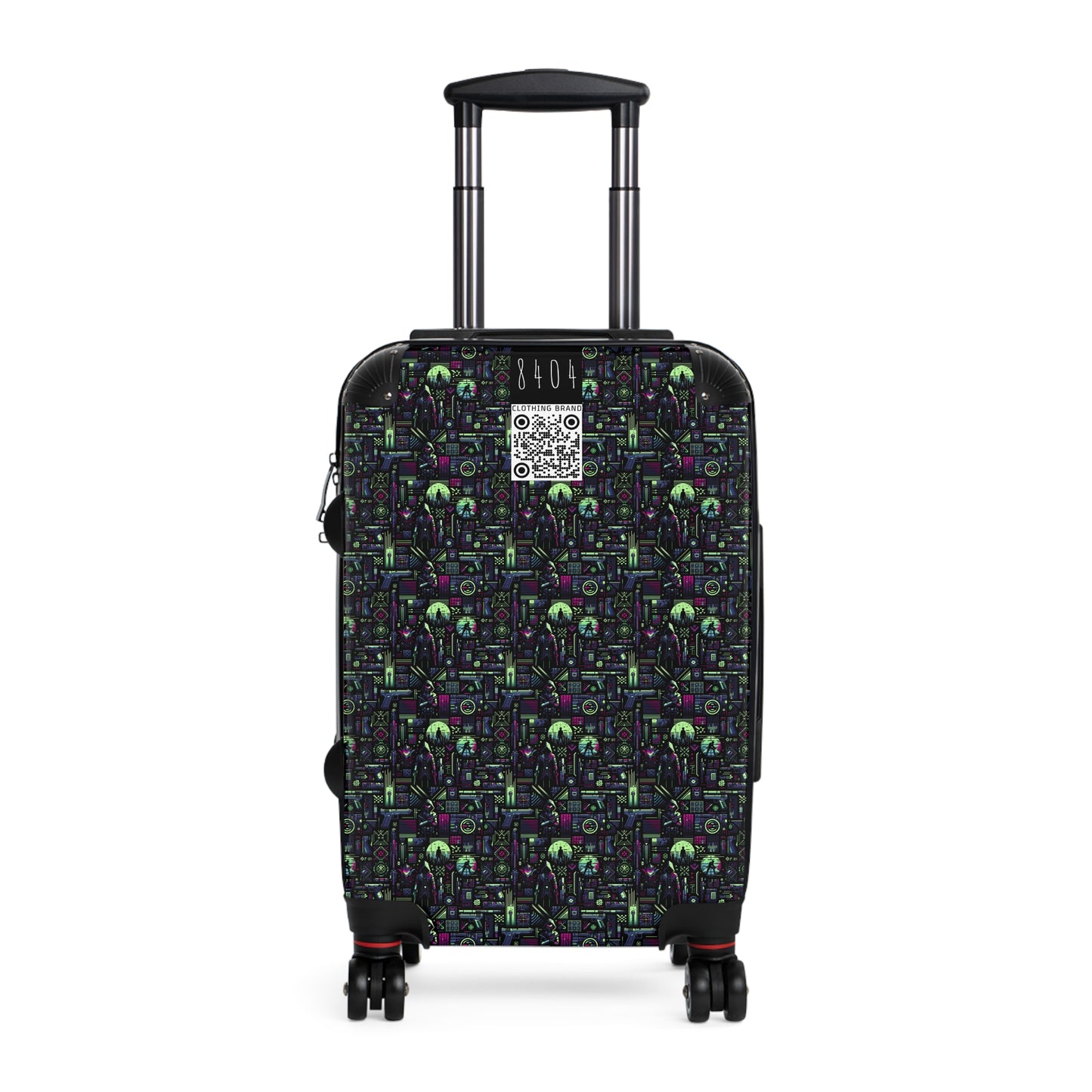 Tech Noir Futuristic Cyberpunk Suitcase - 8404 Design-63