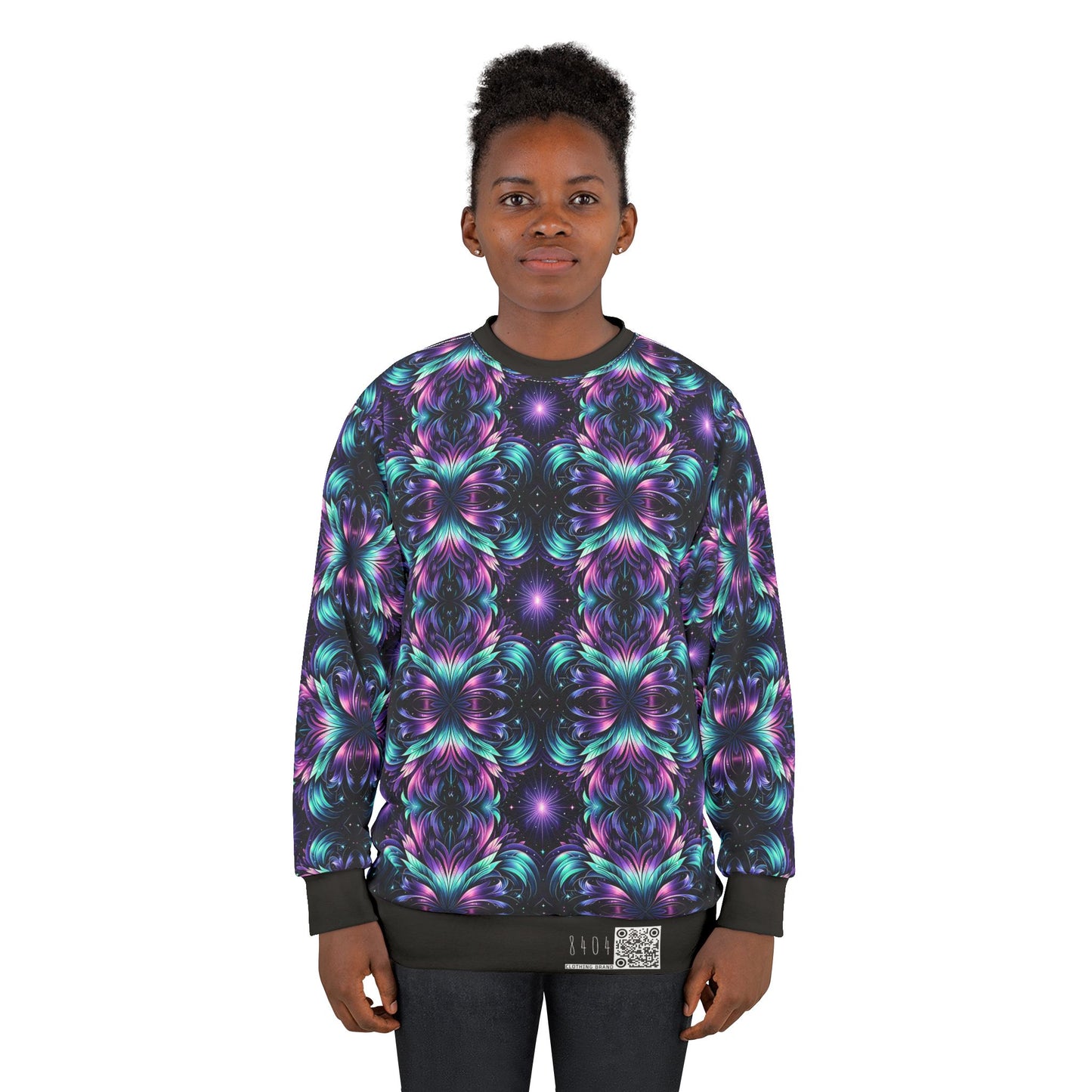 Iridescent Dream Futuristic Tech Sweatshirt - 8404 Design-60