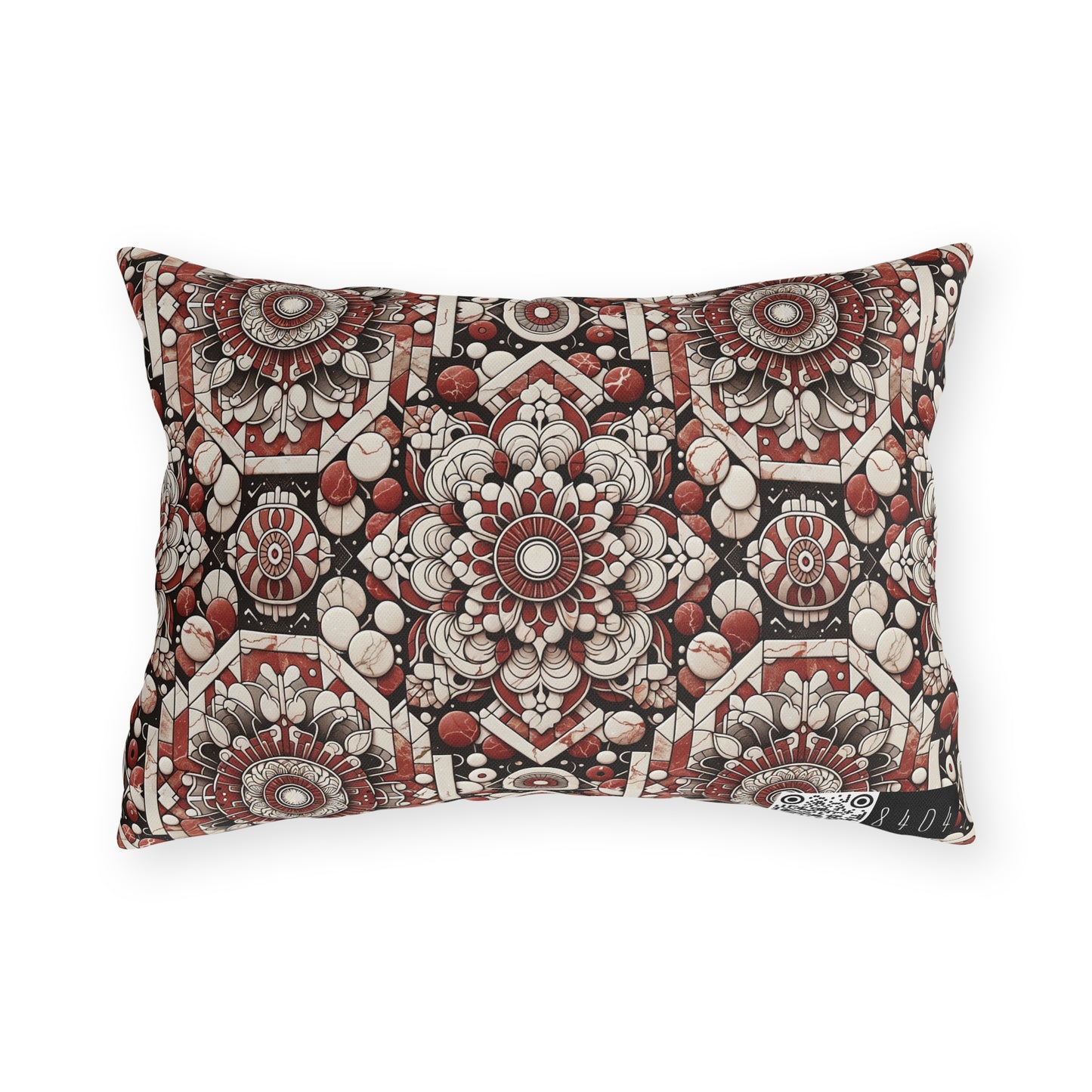 Neo Jomon Sculptural Aesthetics Artisanal Streetwear Outdoor Pillow - 8404 Design-55