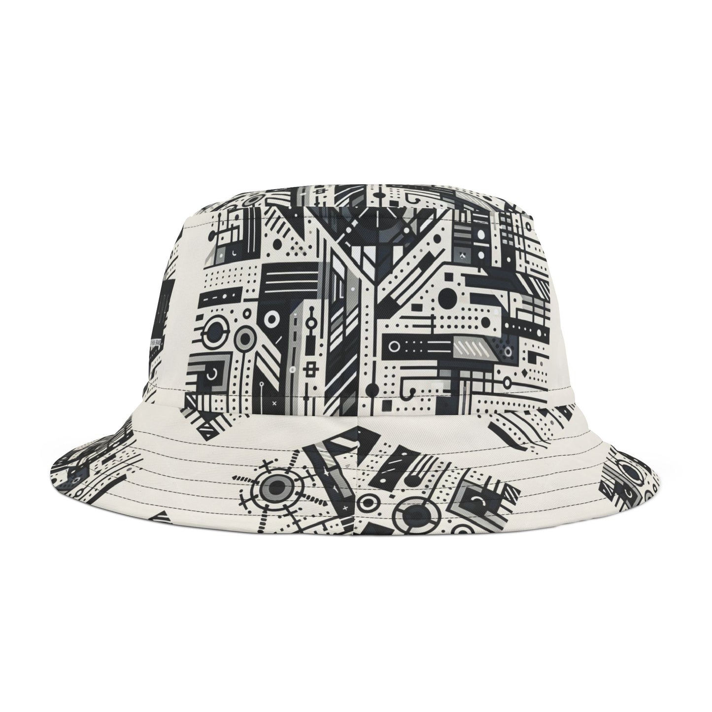 Digital Minimalism Minimalist Tech Bucket Hat - 8404 Design-47