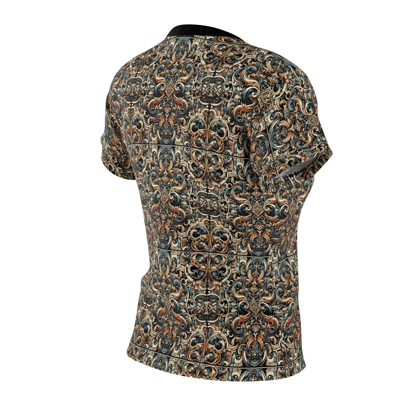 Urban Renaissance Historical Fusion With Street Edge Women's Cut & Sew Tee - 8404 Design-59