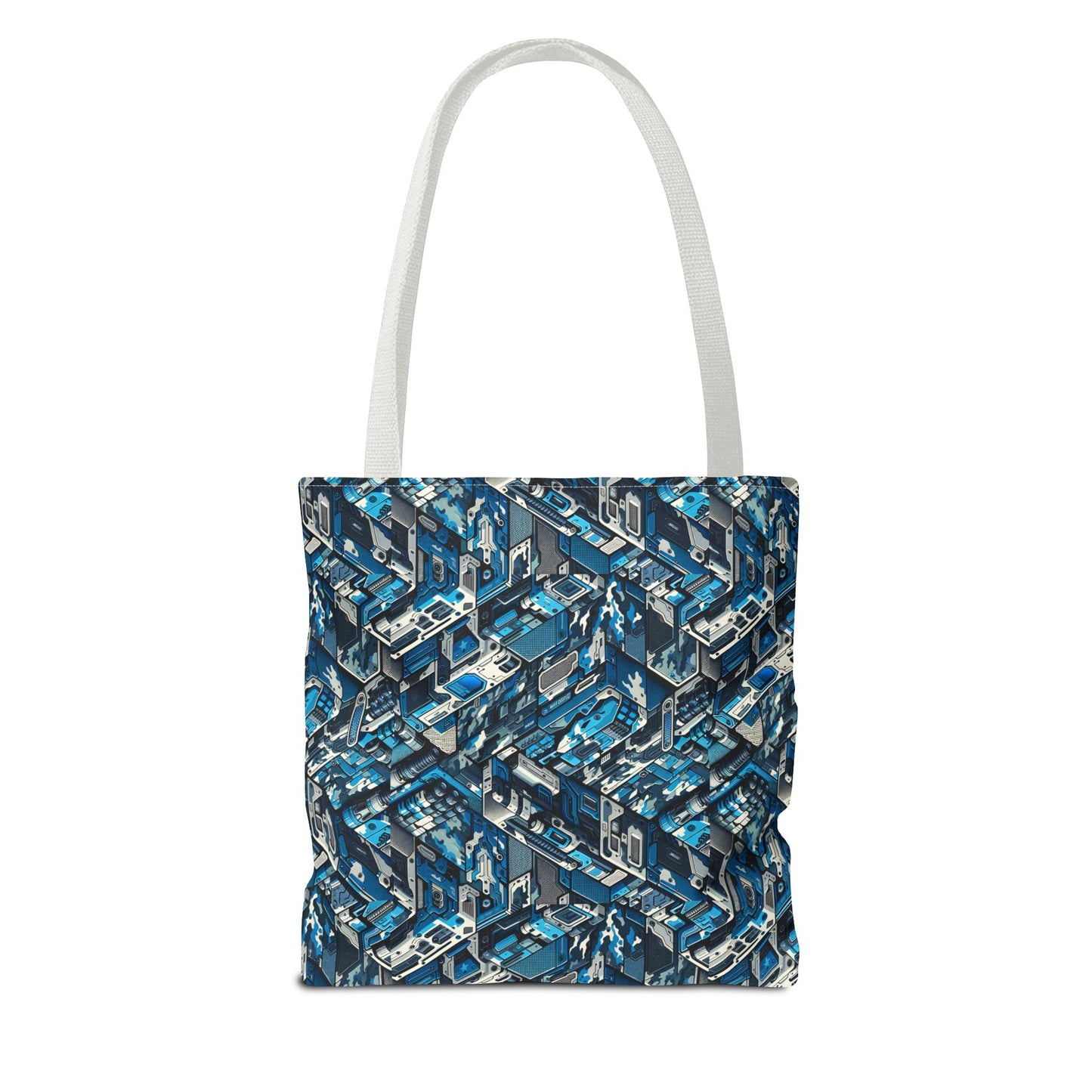 Tech Urban Camo Tech-Forward Streetwear With a Futuristic Military Edge Tote Bag - 8404 Design-51