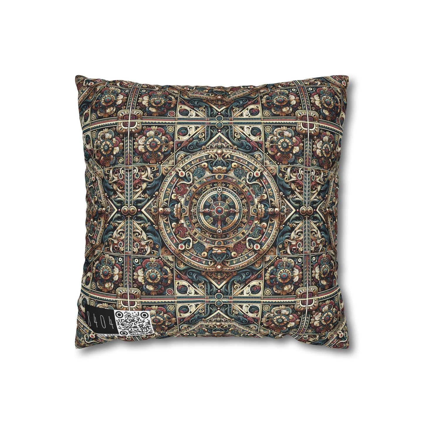 Urban Renaissance Historical Fusion With Street Edge Spun Polyester Square Pillowcase - 8404 Design-57