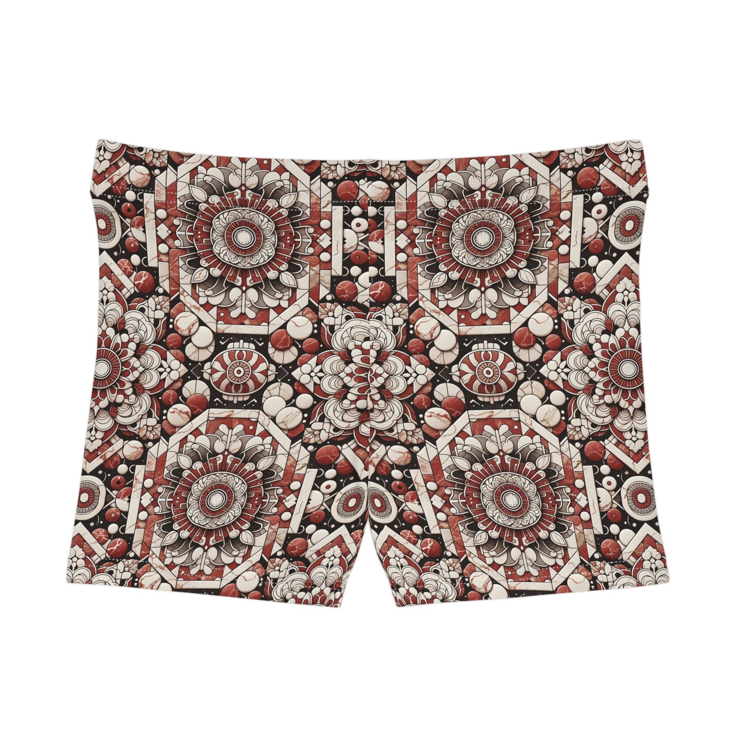 Neo Jomon Sculptural Aesthetics Artisanal Streetwear Women's Shorts - 8404 Design-55