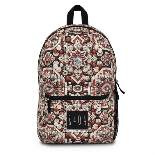 Neo Jomon Sculptural Aesthetics Artisanal Streetwear Backpack - 8404 Design-55
