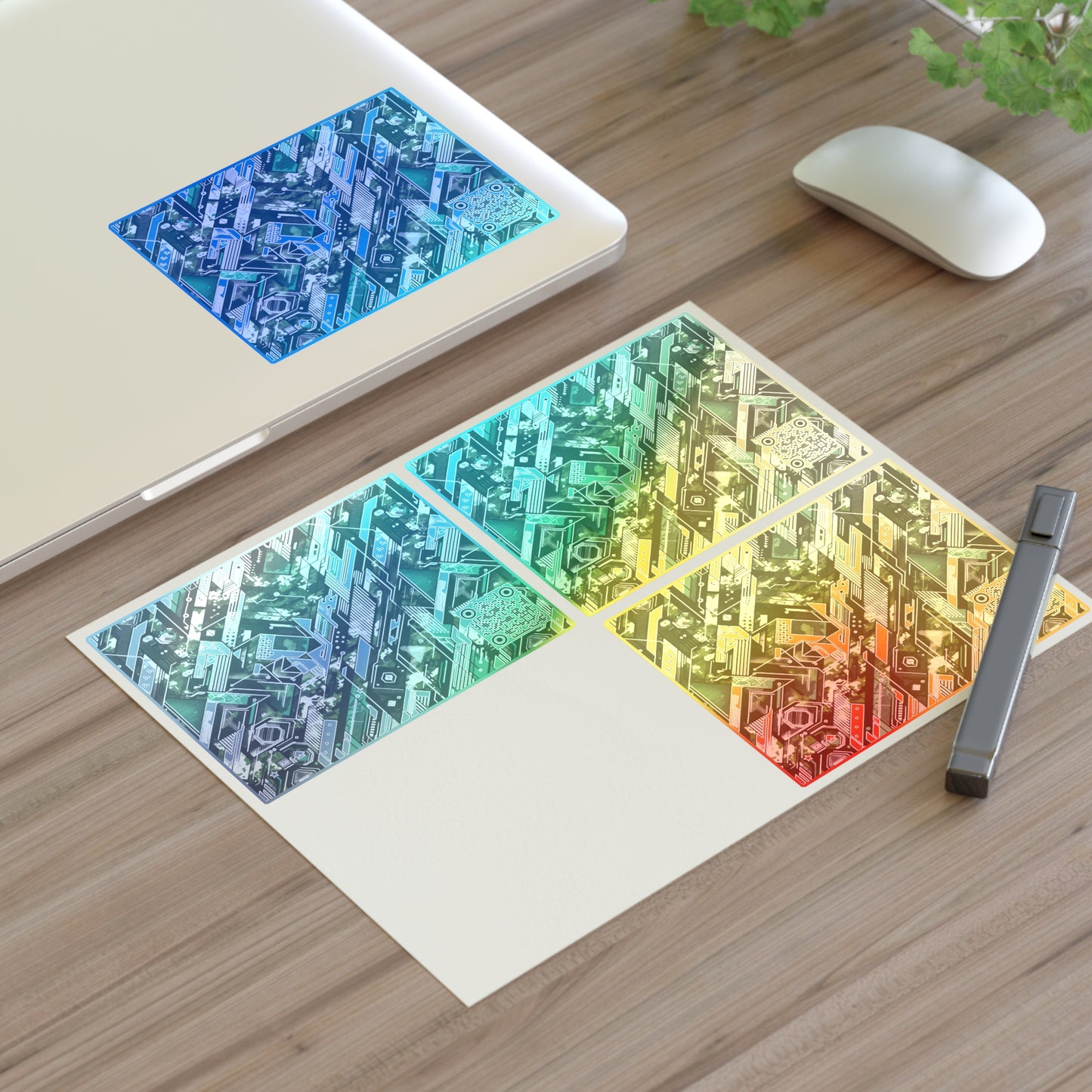 Tech Camo Fusion Tech-Forward Streetwear With a Futuristic Edge Sticker Sheets - 8404 Design-63