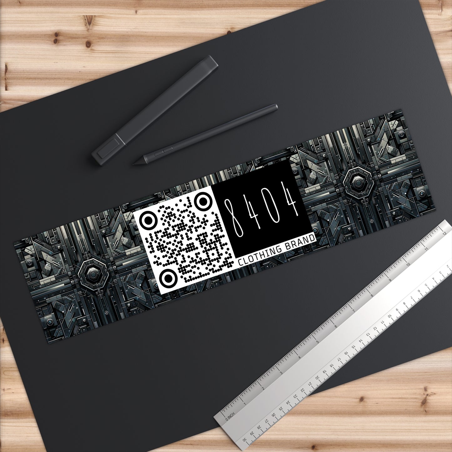 Tech Noir Futuristic Tech Aesthetic with a Dark Twist Bumper Sticker - 8404 Design-68